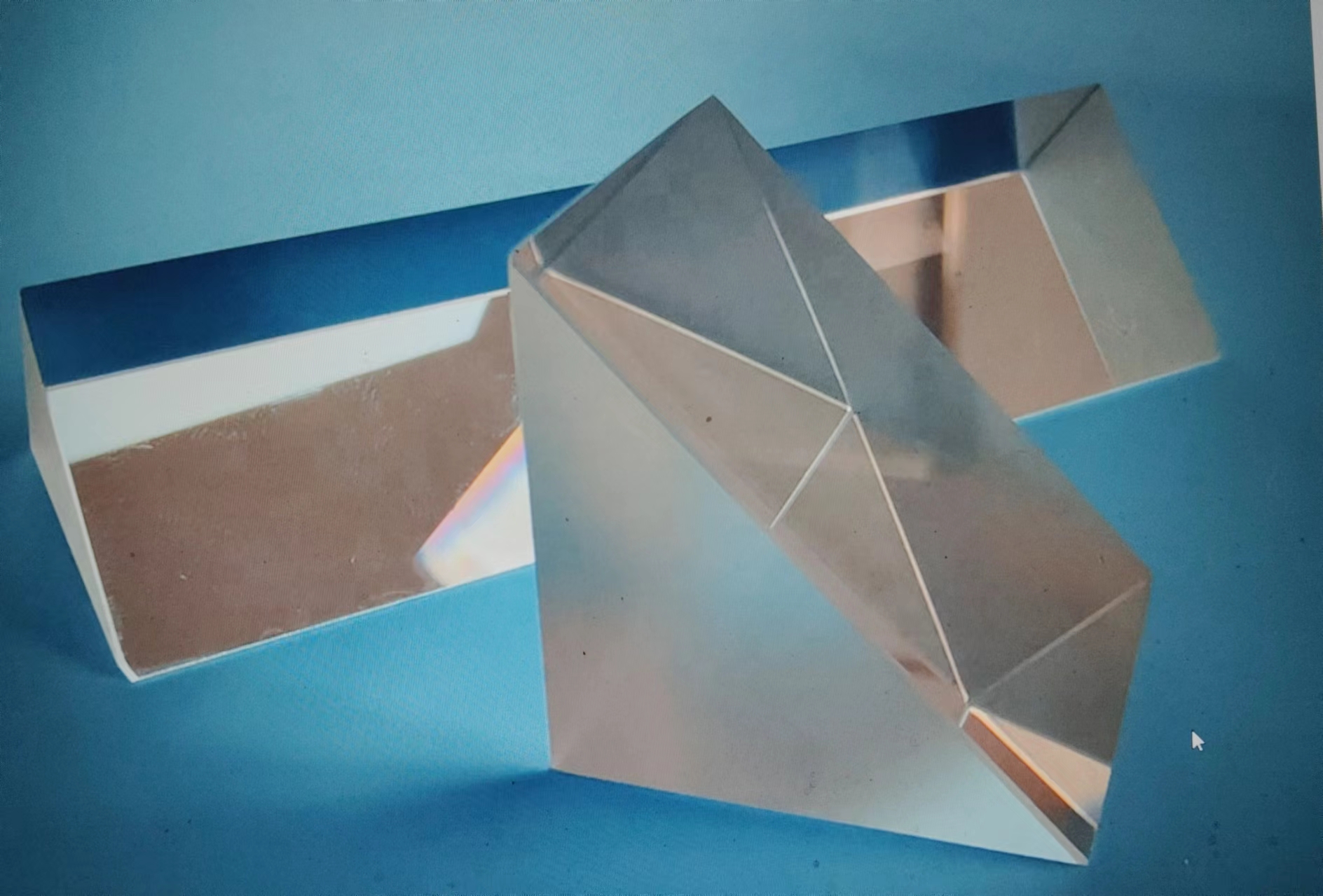 Precision coated optical prisms