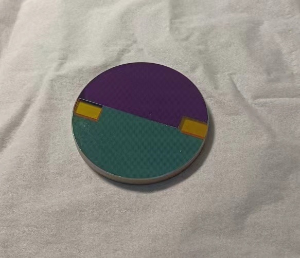 Custom ZnSe infrared beam splitter manufactured by Junbang Optics